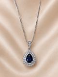 Silver and blue Pendant