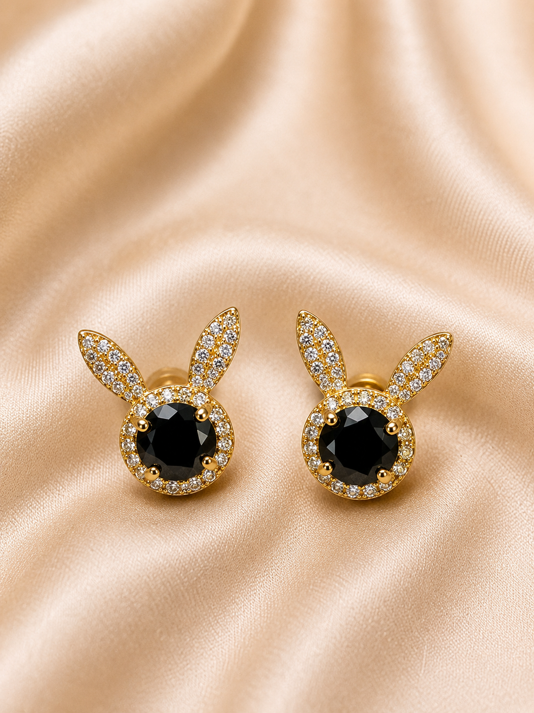 Noir Gold Earrings