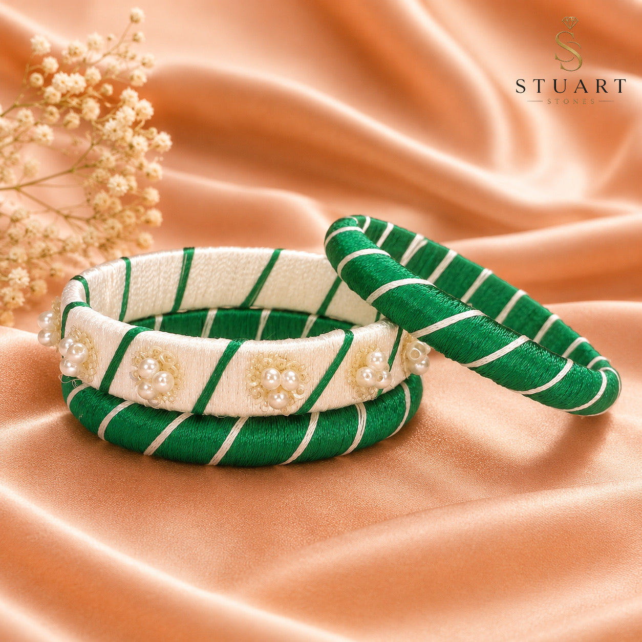 Pearl Azadi Handmade Bangle Set