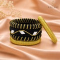 Noir Gold Handmade Bangle Set