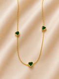 Emerald Heart Necklace