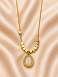 Luna Oval Pendant Necklace