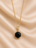 Midnight Crystal Pendant Necklace