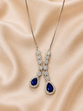 Sapphire Drop Necklace